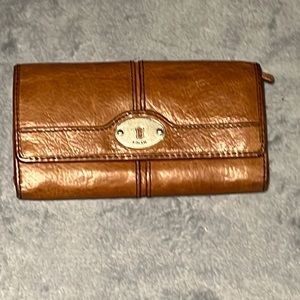 Tan Fossil Wallet
